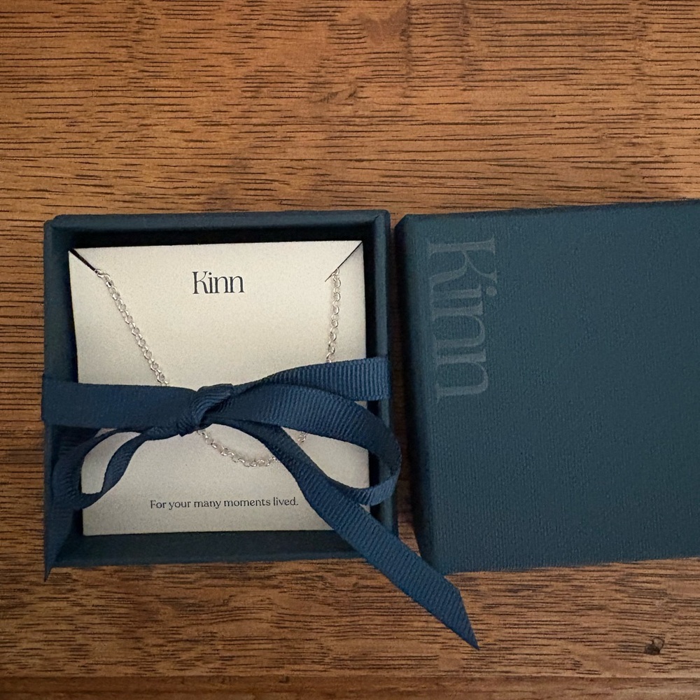 Kinn Silver Rolo Chain NWT